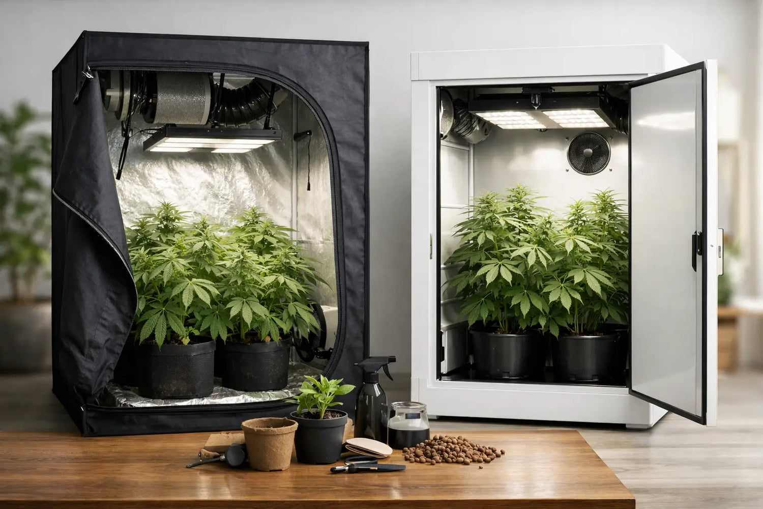 Growzelt oder Growbox: Was ist der Unterschied?