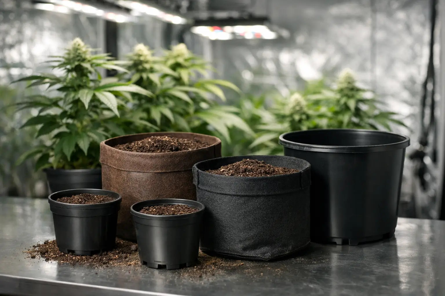 Welcher Topf für Autoflower indoor? Größenwahl