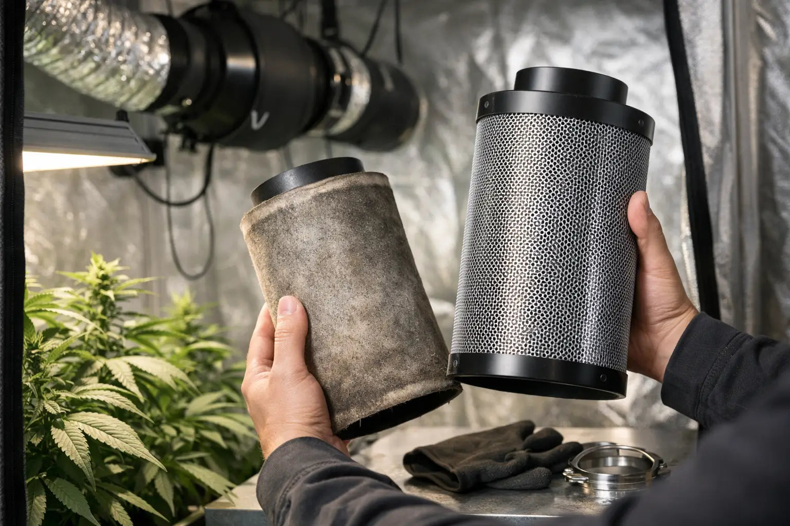Aktivkohlefilter Growbox wechseln - wann?
