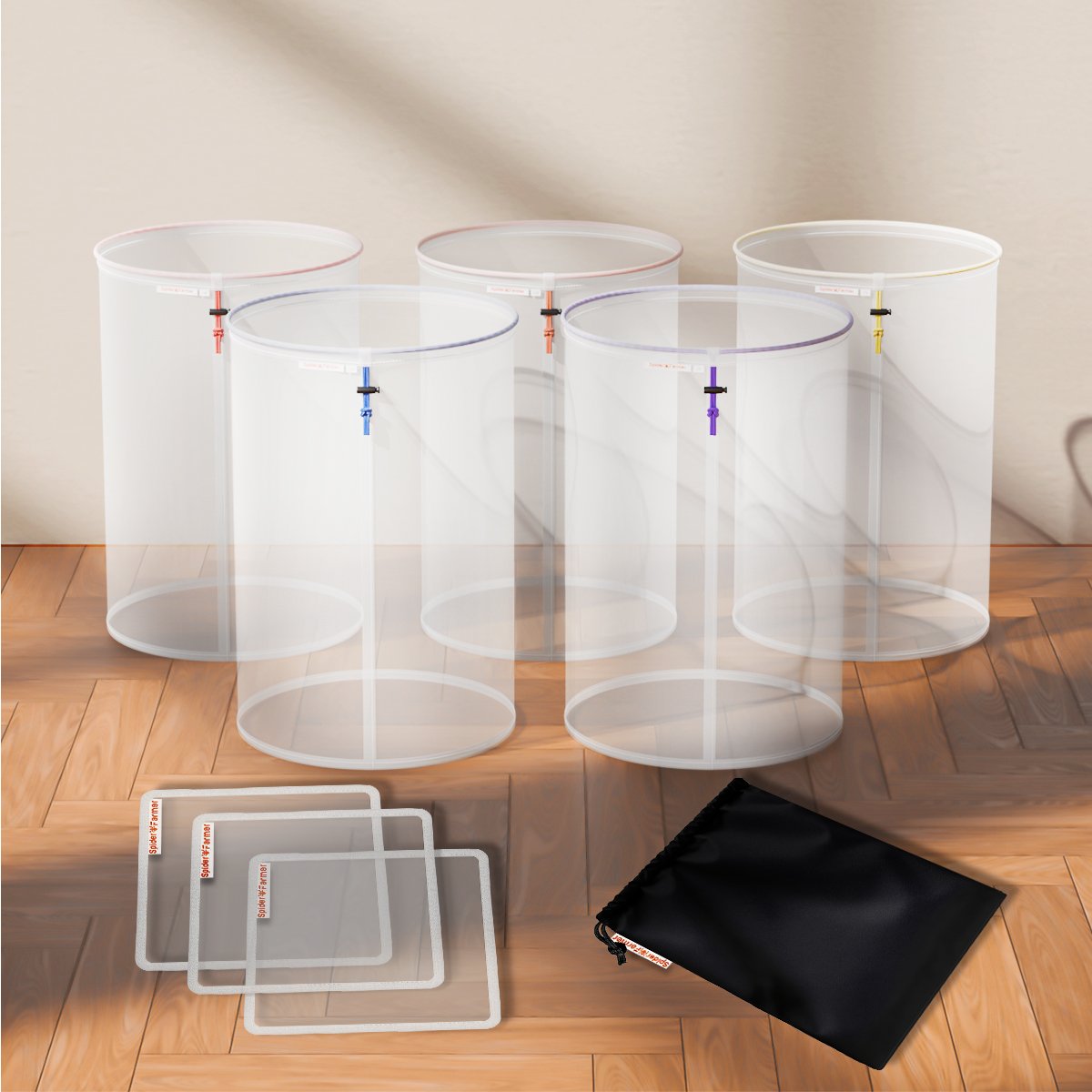 Bubble Hash Extraktorbeutel Starterset 19 L mit 220, 160, 120, 73 und 25 µ