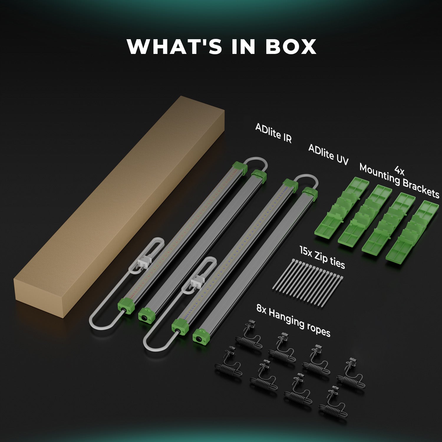 ADlite UV und IR LED Zusatzbeleuchtung 46 Watt
