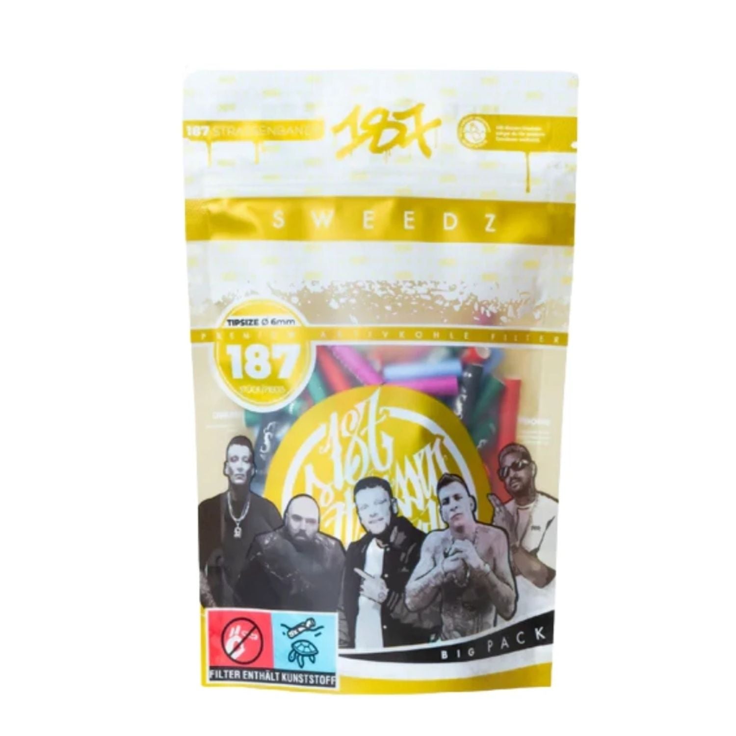 187 Stück Aktivkohlefilter 6mm - 187 Edition