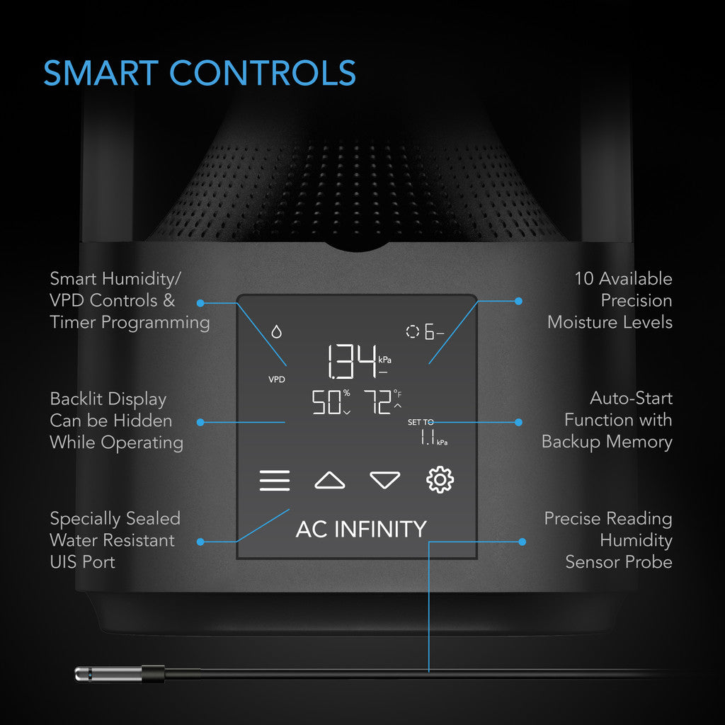 CLOUDFORGE T3 smarter Luftbefeuchter mit 10 Nebelstufen und 4,5 Liter Tank