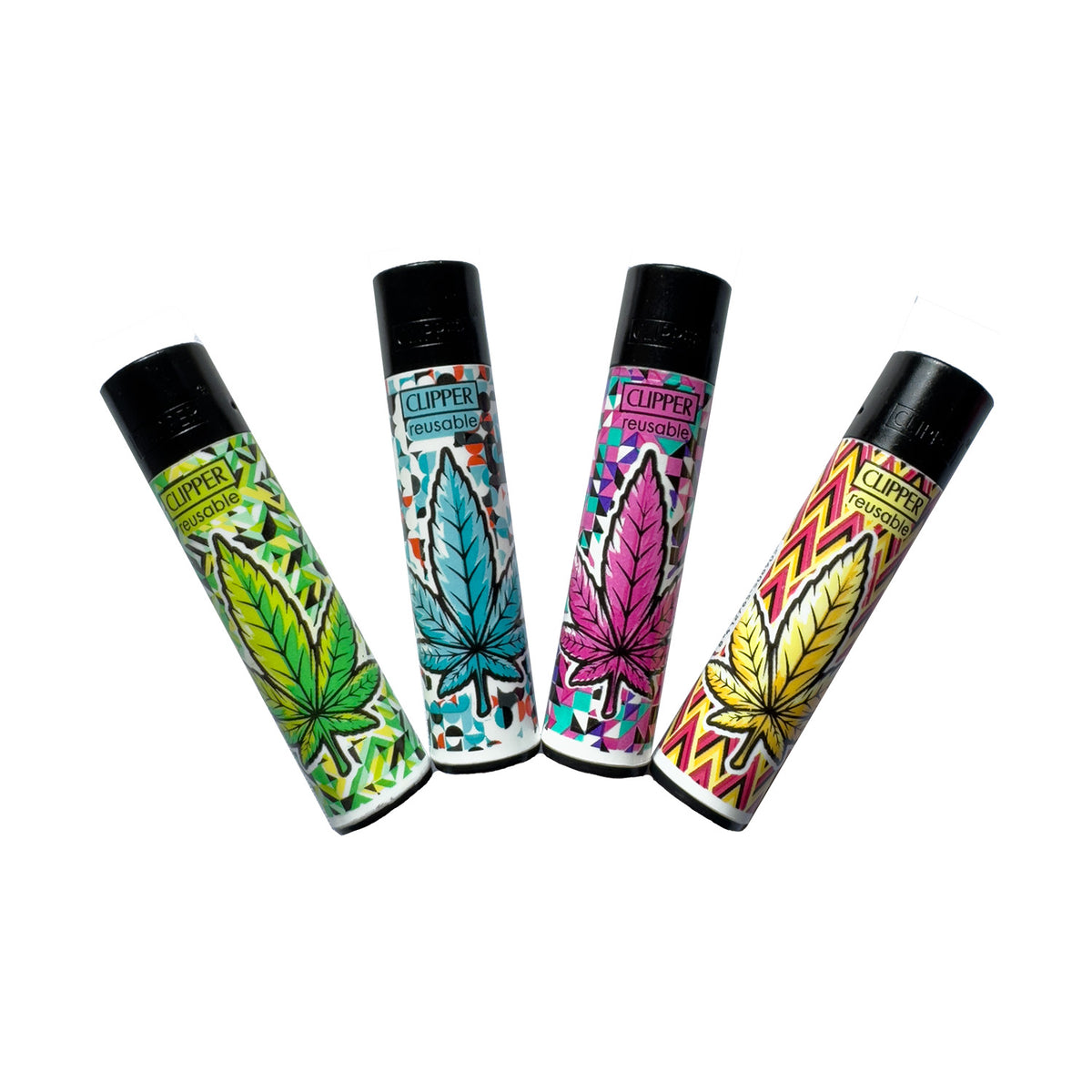 Clipper Classic Neon Leafes Feuerzeug online kaufen