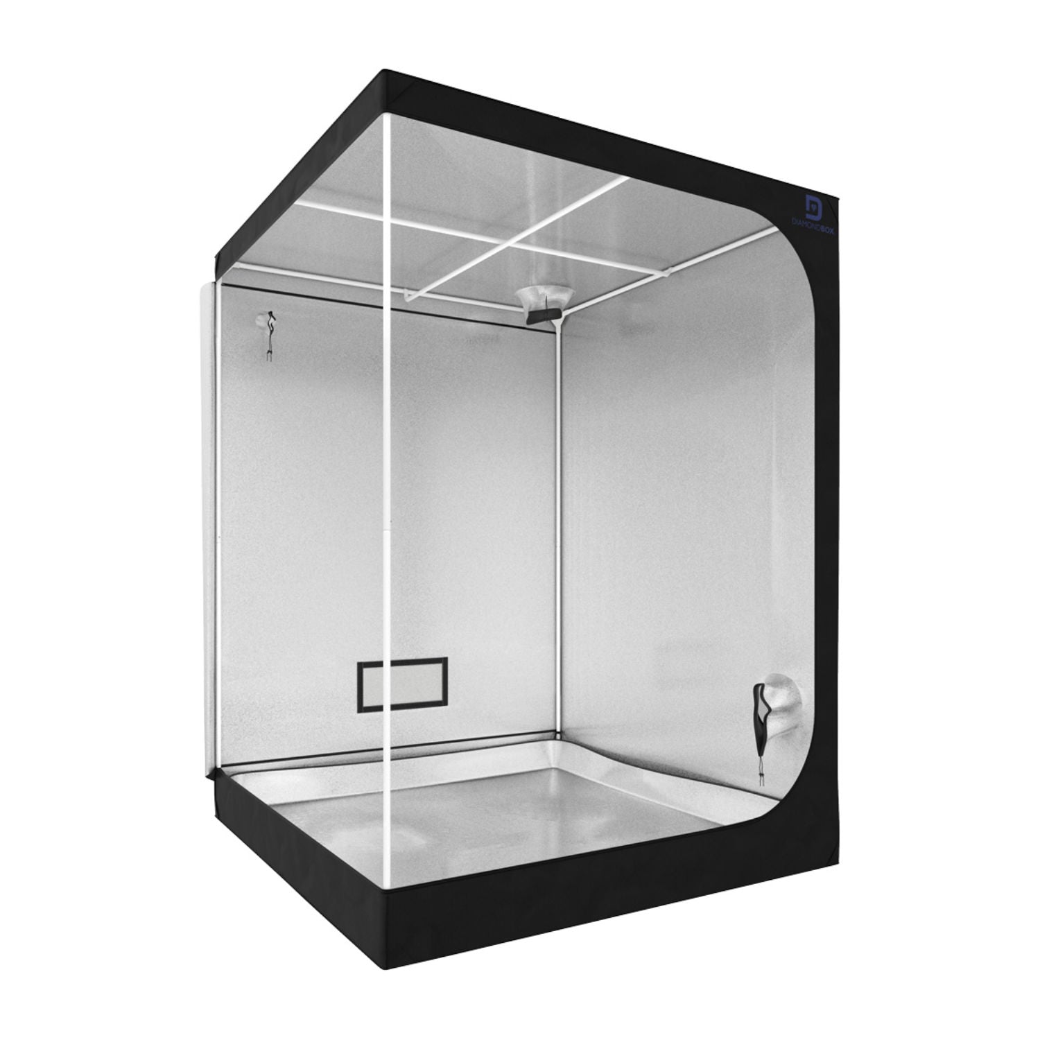 DiamondBox Silver Line SL150 Growbox offen