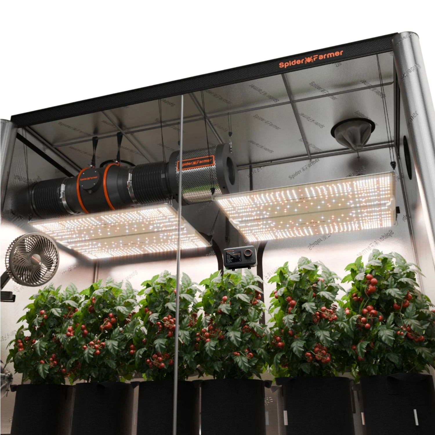 Komplettset (240x120x200 cm) 900 Watt EVO LED mit GGS für smarte Steuerung
