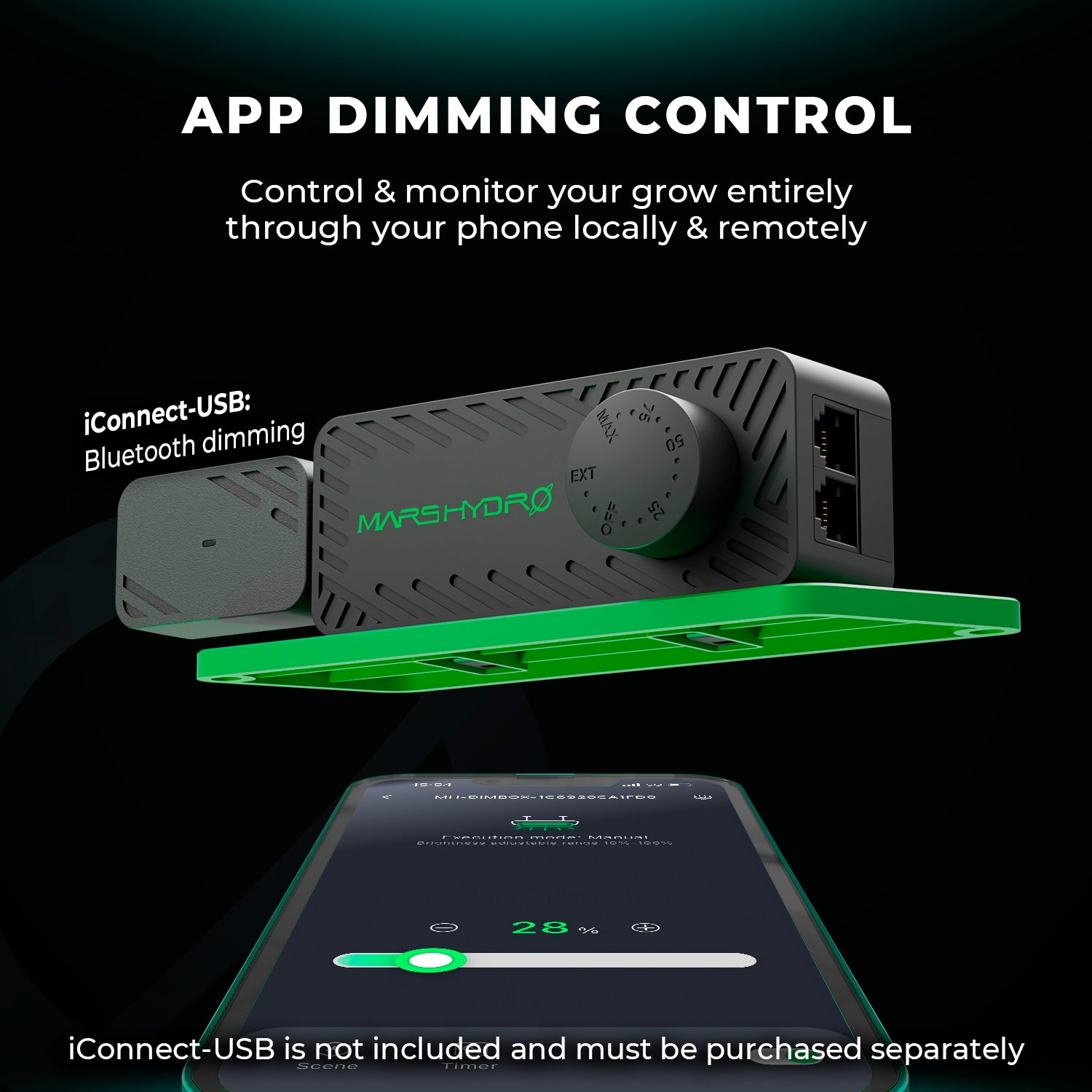 Komplettset (240x120x200 cm) 960 Watt FC 4800 EVO LED mit iControl für smarte Steuerung