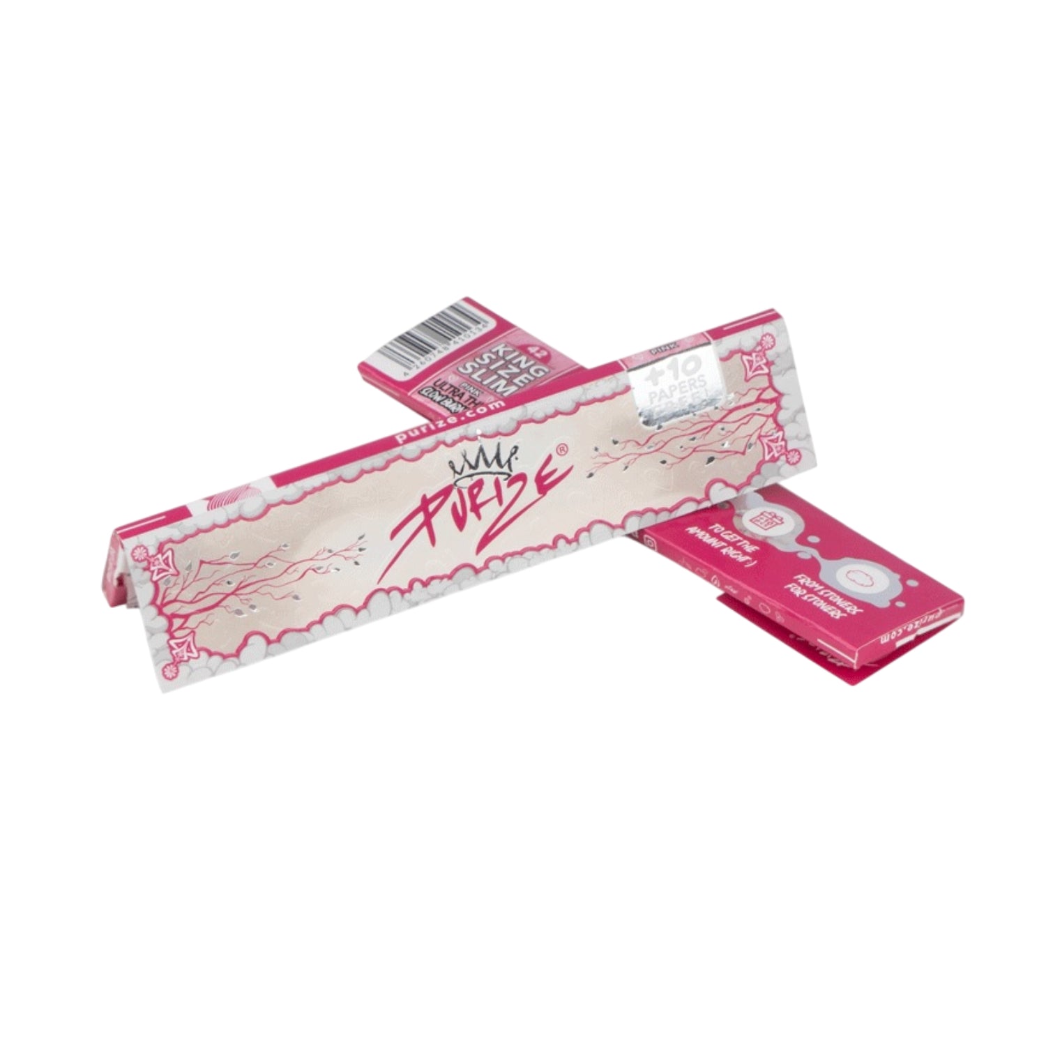 King Size Slim Pink Longpapes