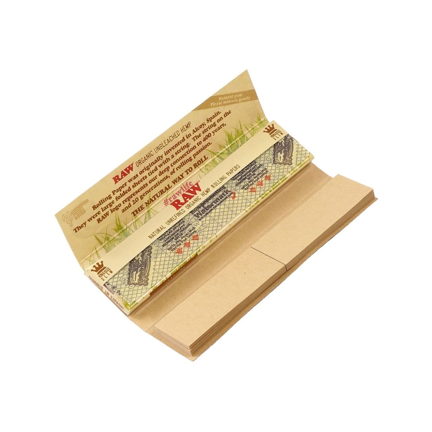 Organic Connoisseur King Size Slim Longpapes mit Tips