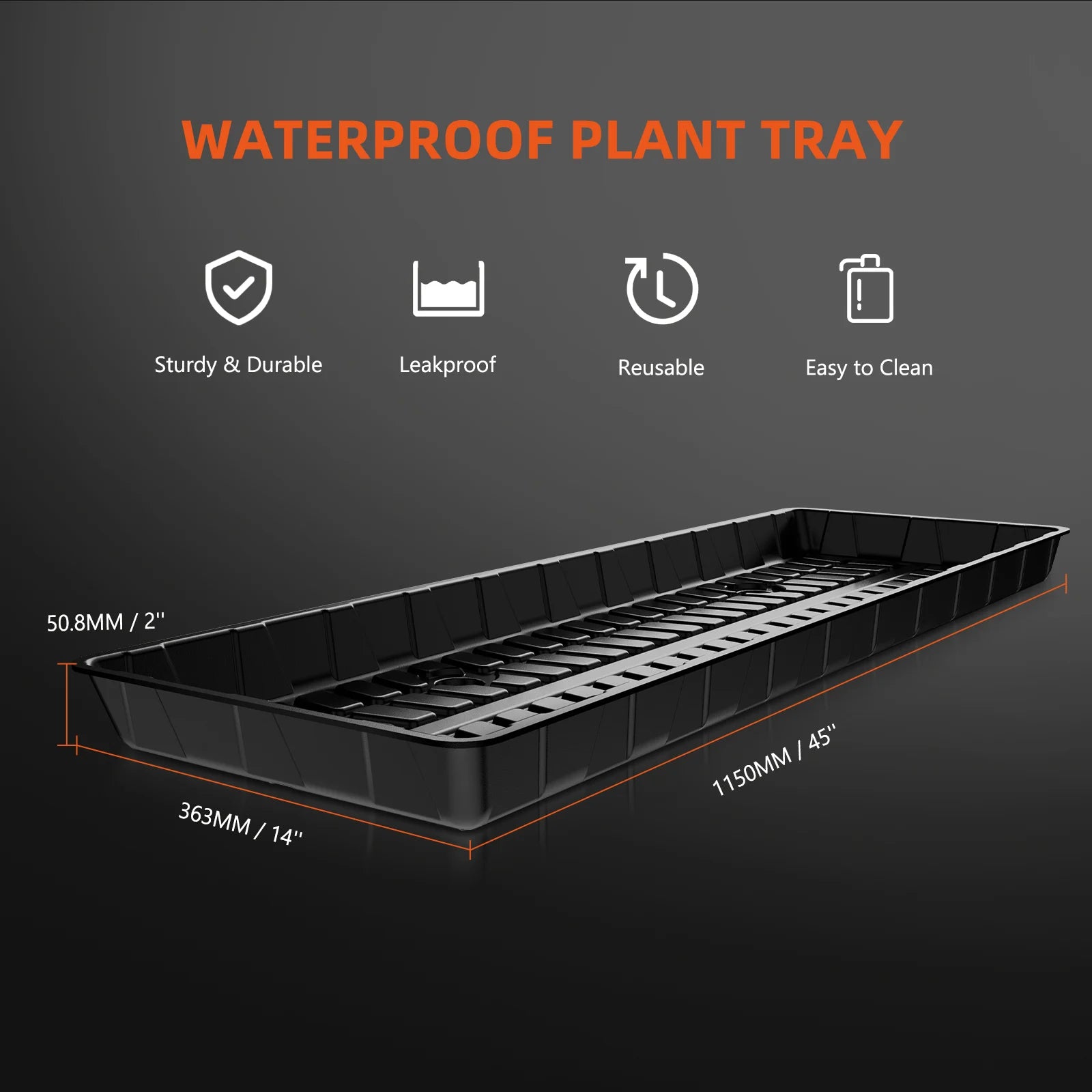 Anzucht/Stecklinge Pflanzenregal (118x40x180 cm) mit 3x Glow80 LEDs 240 Watt