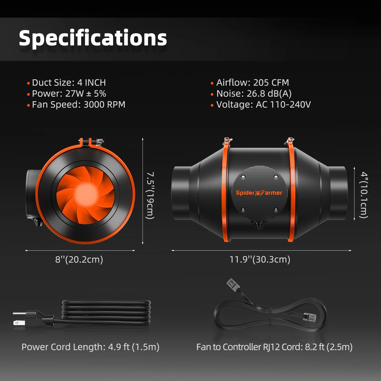 Hydroponik (DWC) Komplettset (70x70x160 cm) 150 Watt G1500 EVO LED mit GGS für smarte Steuerung und 2 Töpfen