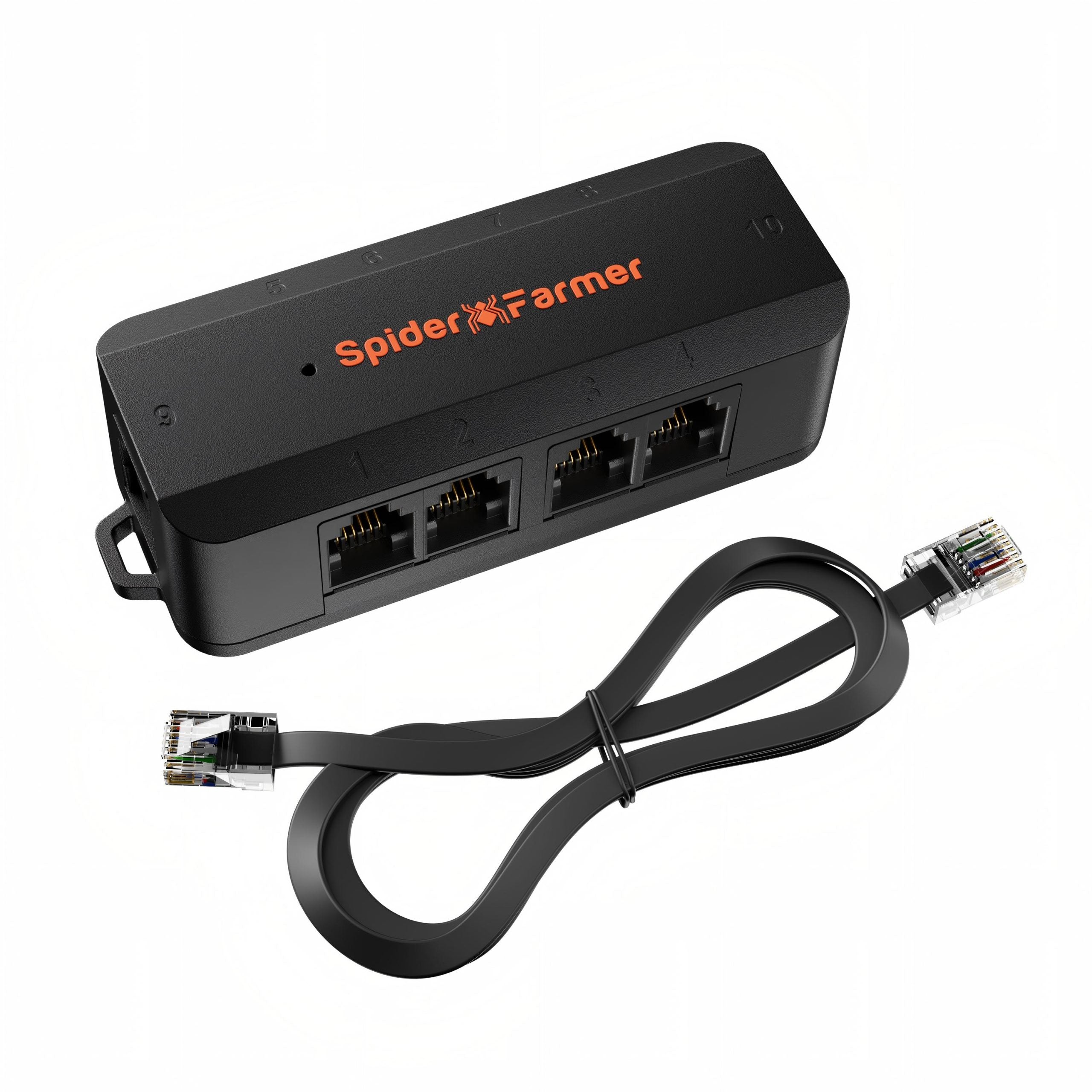 10-Port GGS Pro Erweiterungsadapter RJ12 für GGS Controller & smarte Grow Geräte