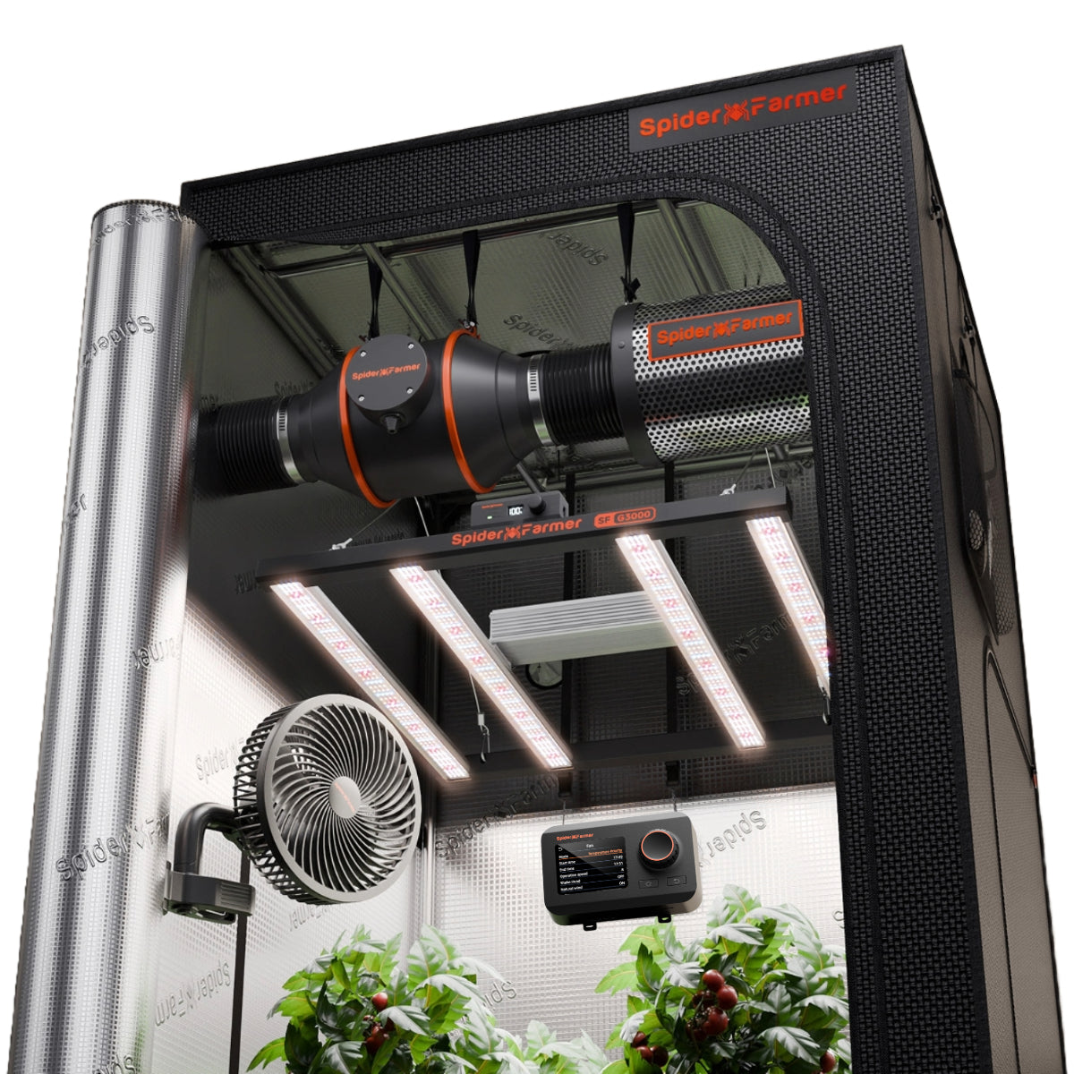 Komplettset (90x90x180 cm) 300 Watt SE3000 EVO LED mit GGS für smarte Steuerung
