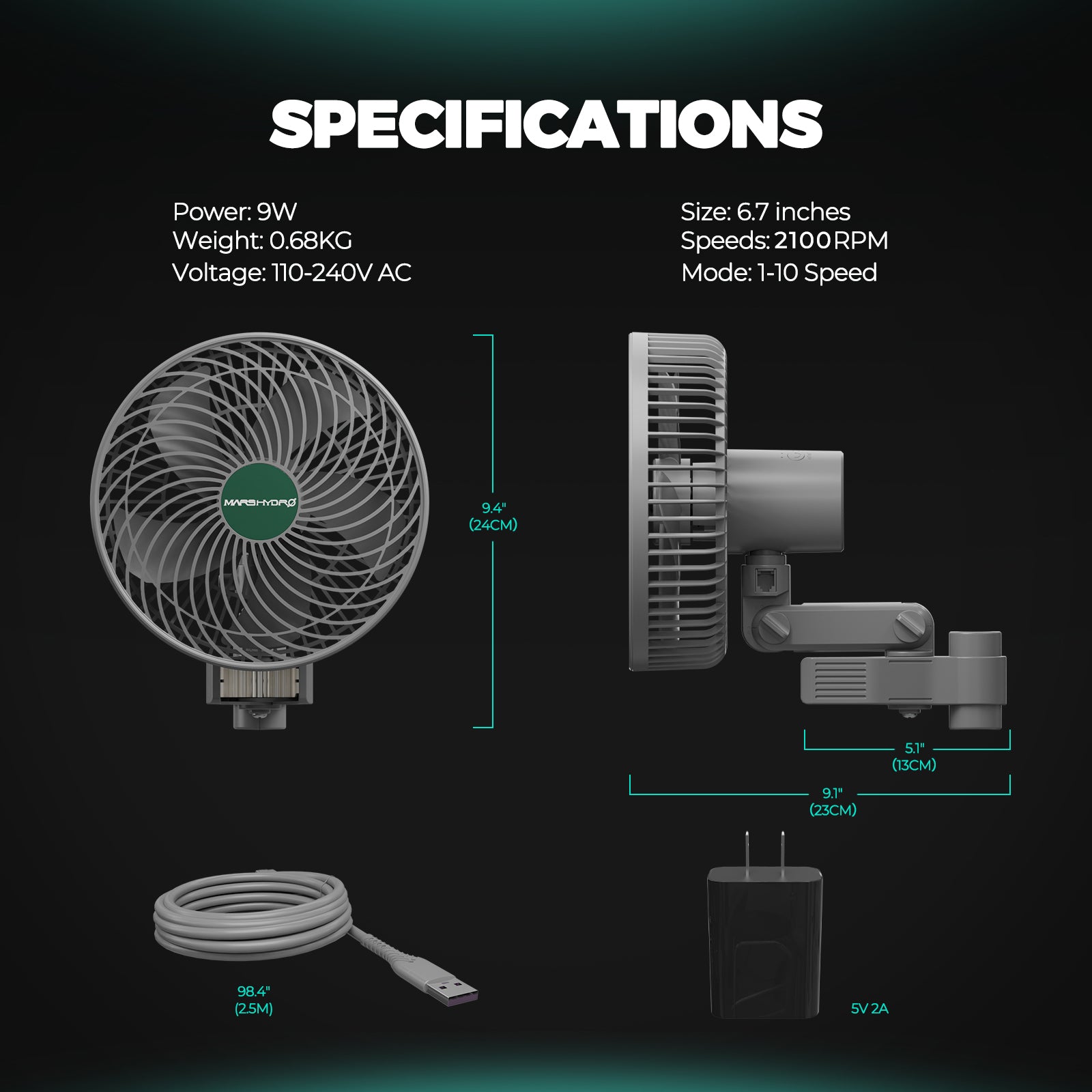 Komplettset (240x120x200 cm) 960 Watt FC 4800 EVO LED mit iControl für smarte Steuerung