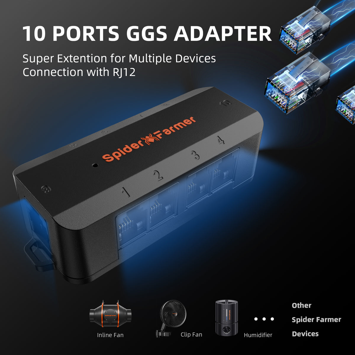 Spider Farmer G3000 Komplettset – GGS-Pro-Adapter