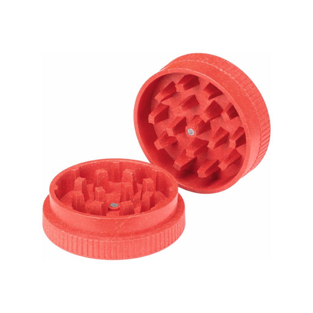 Gizeh Hemp Grinder Rot geöffnet