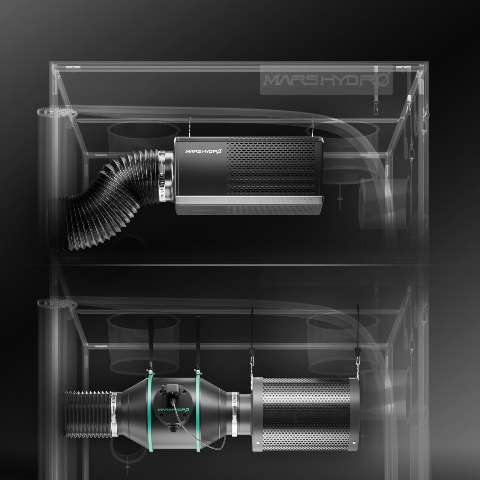 iFresh AirOne6 2-in-1 smartes Abluftset bis 348 m³/h