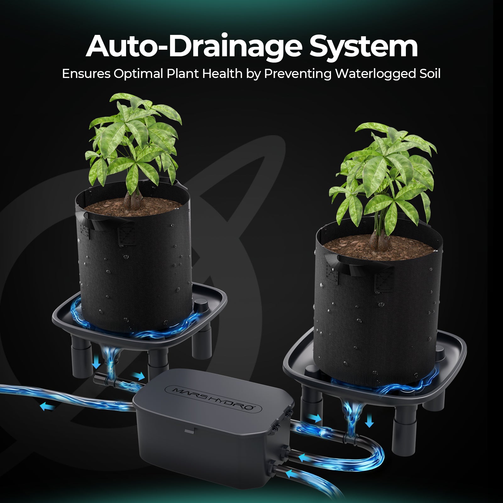 Wasserableitung Auto Drainagesystem 4er Set