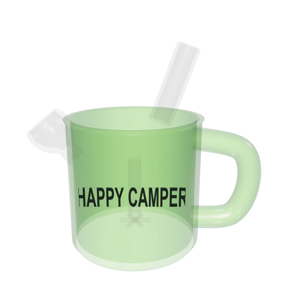 HEMPER Happy Camper Campfire Mug Bong – angenäherter 3D-Entwurf