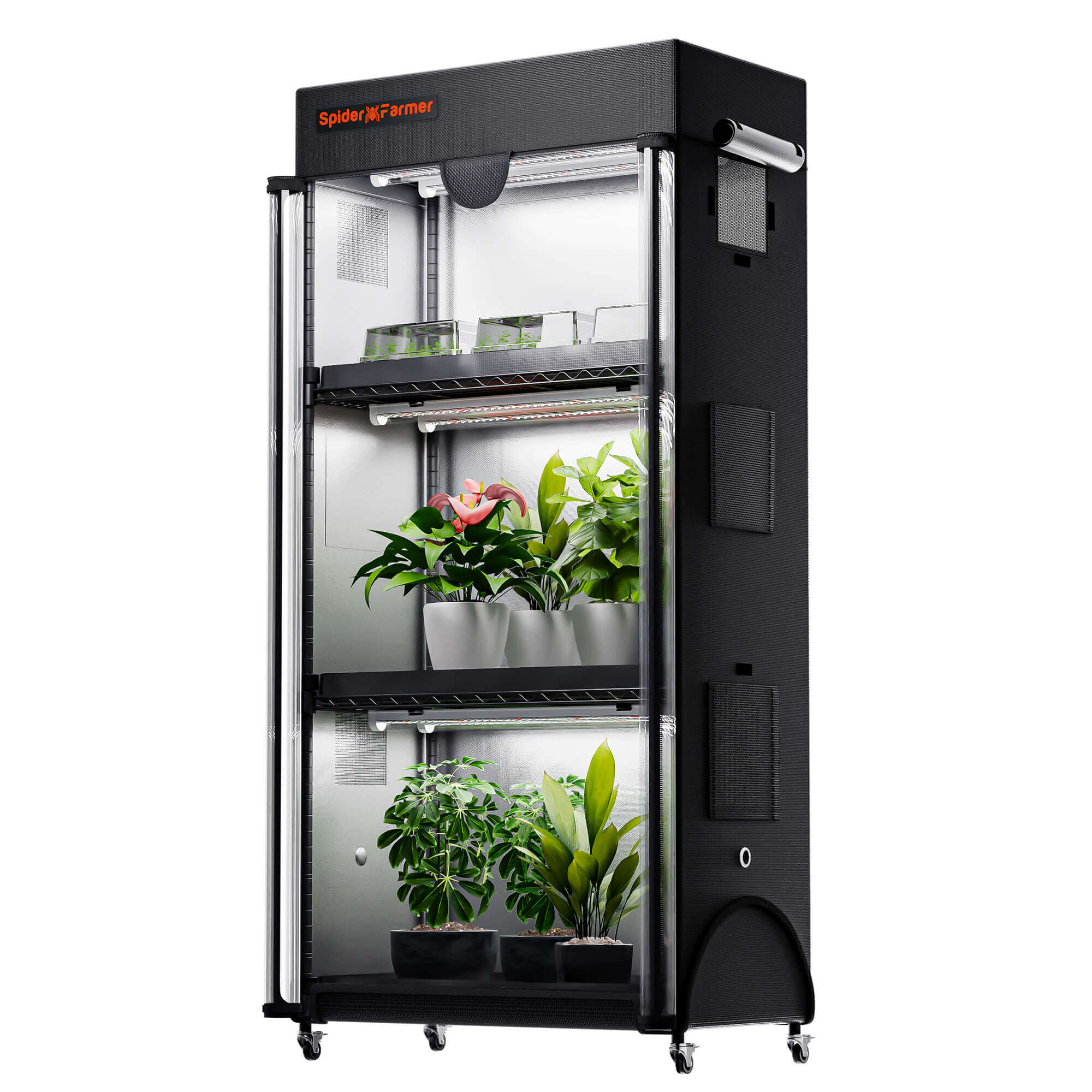 Anzucht/Stecklinge Komplettset (70x35x120 cm) 108 Watt