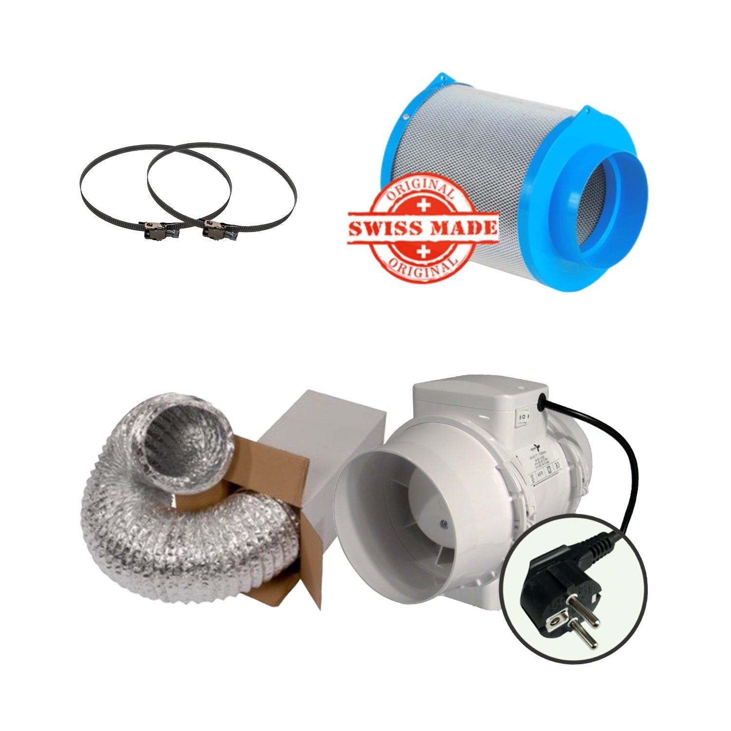 Komplettset (100x100x200 cm) 360 Watt GCx-9 LED + BioBizz Erde & Dünger