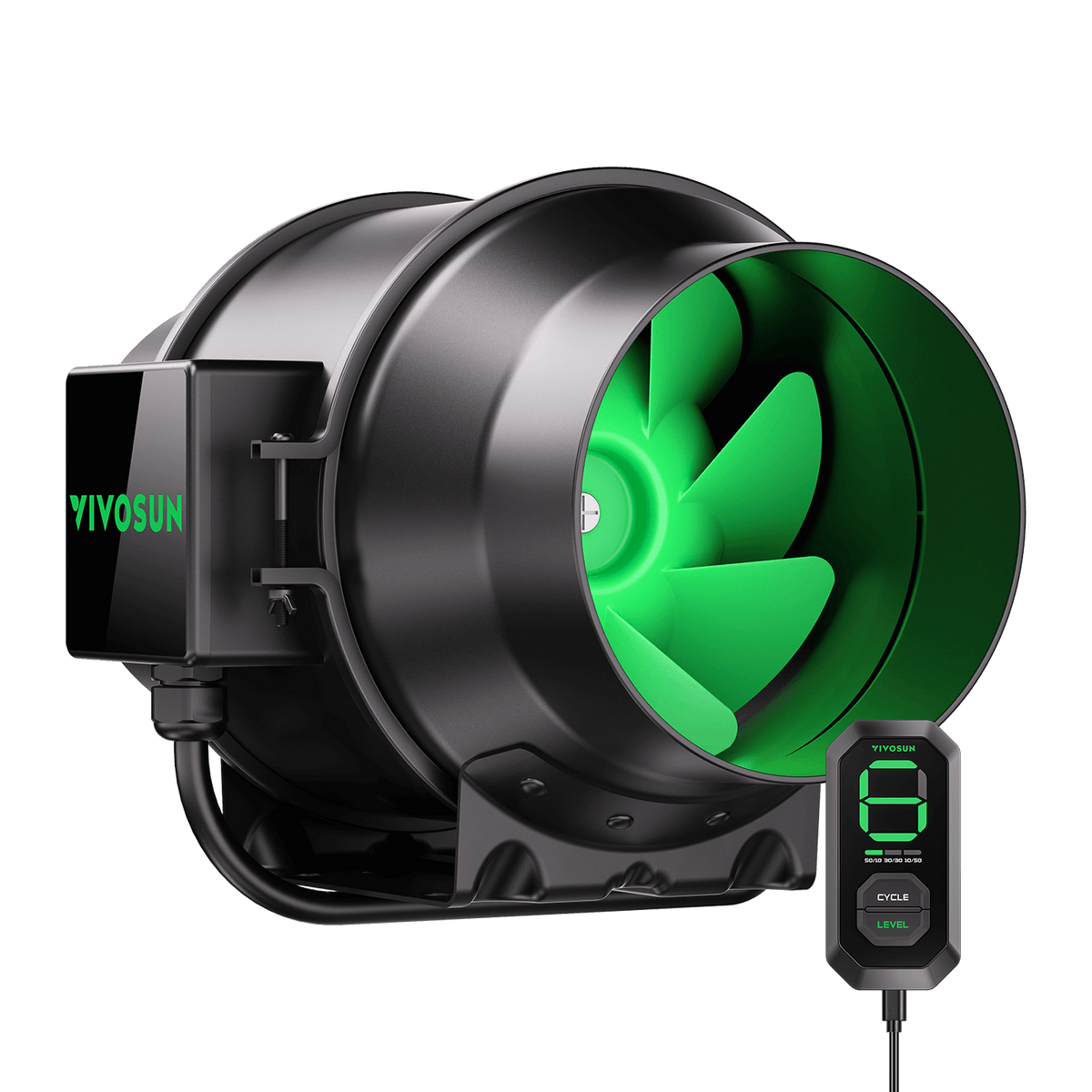 VIVOSUN AeroZesh G6 Rohrventilator 15 cm mit E12 – Galerie 10