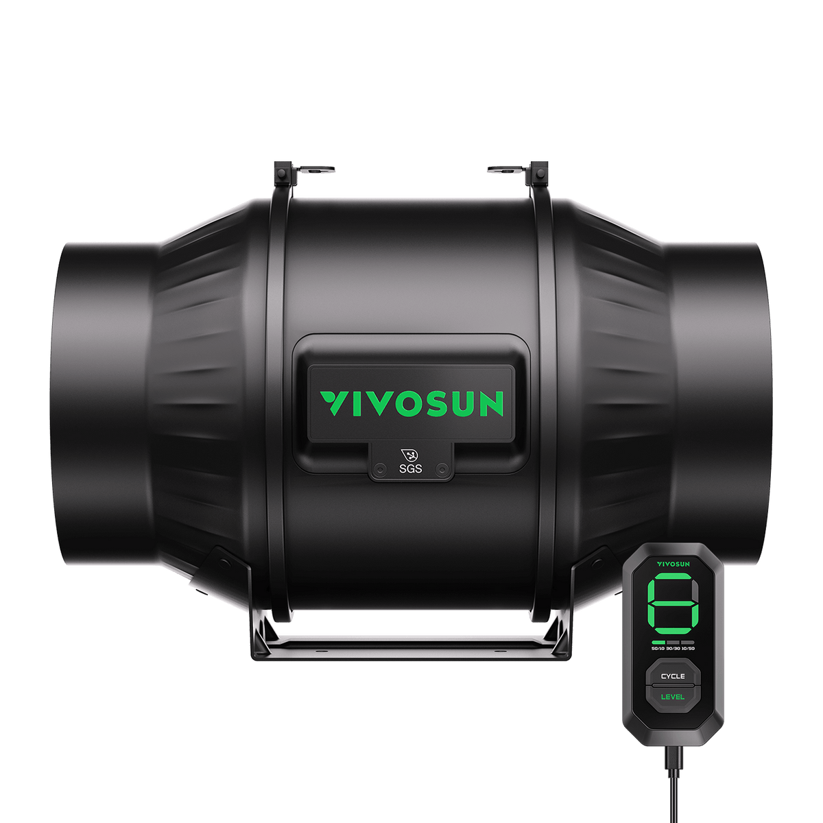 VIVOSUN AeroZesh T6 Rohrventilator 15 cm mit E12 – Galerie 1