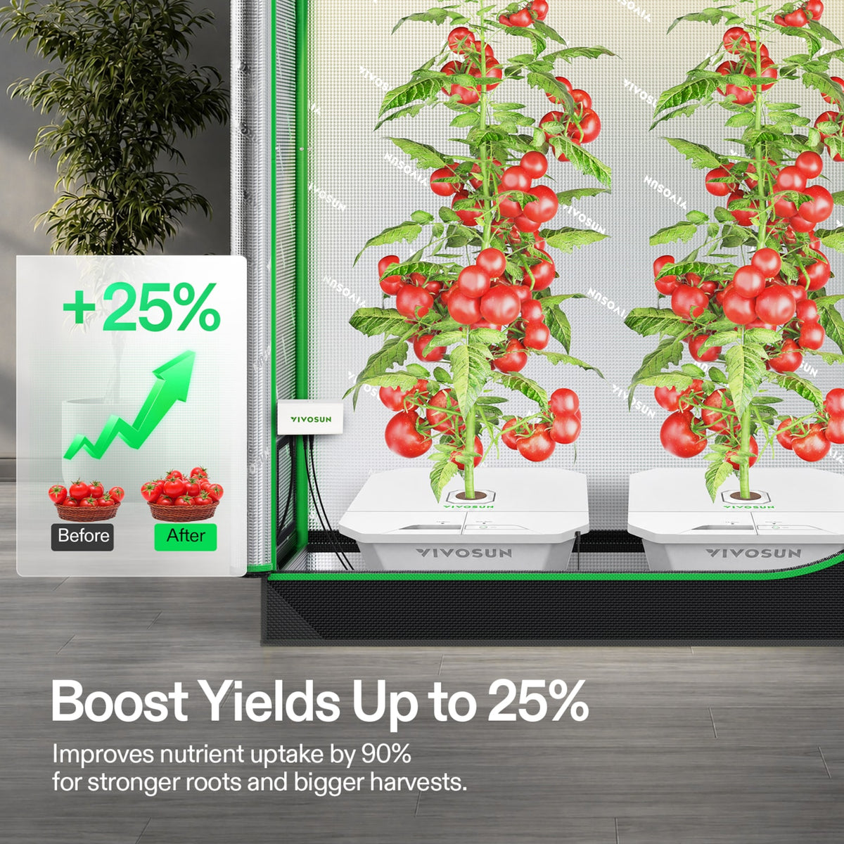 FlexFeed DWC Hydroponik-System 15 L mit 2 Eimern und Smart Controller – Galerie 4