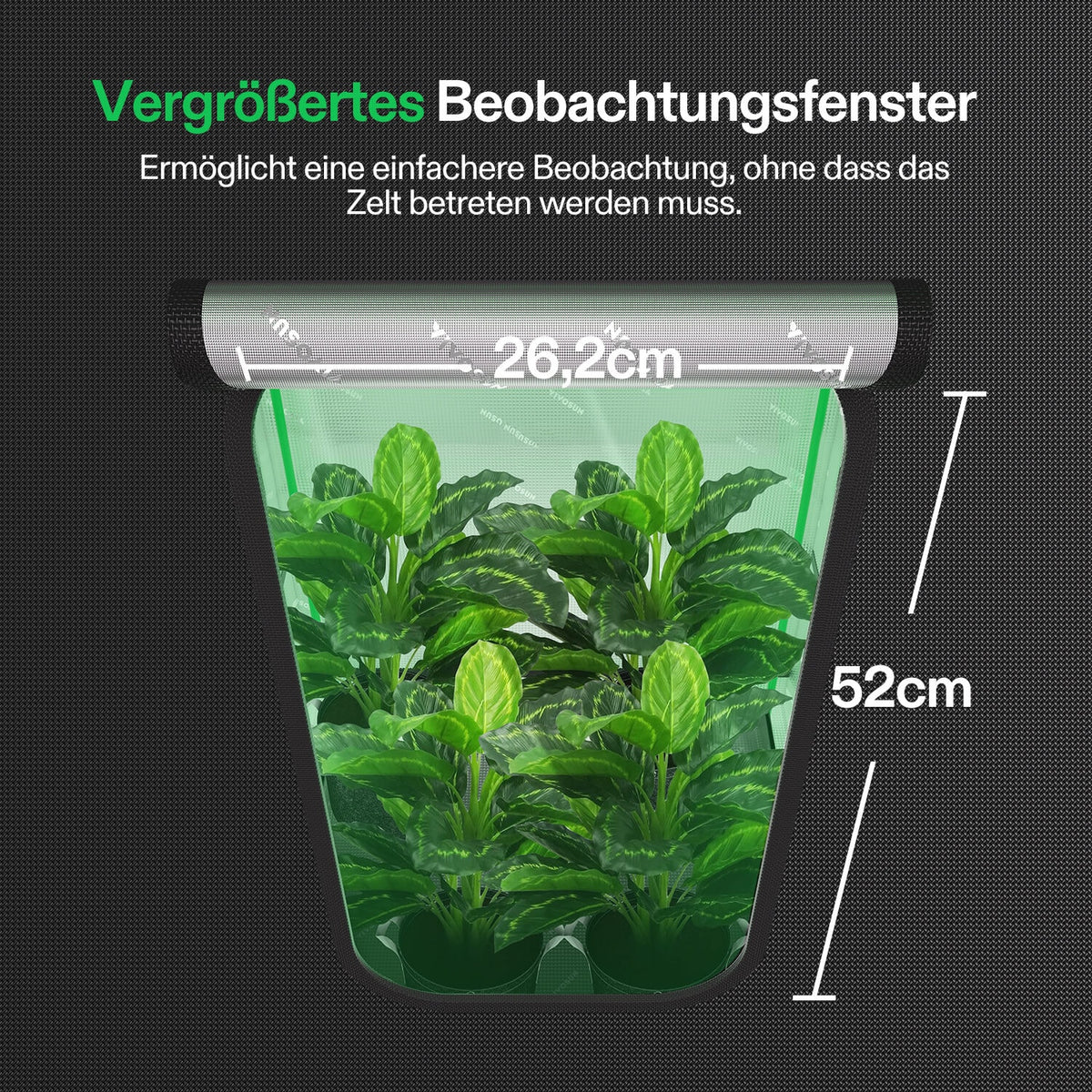 VIVOSUN P224 Growbox 60×60×120 cm – Galerie 5