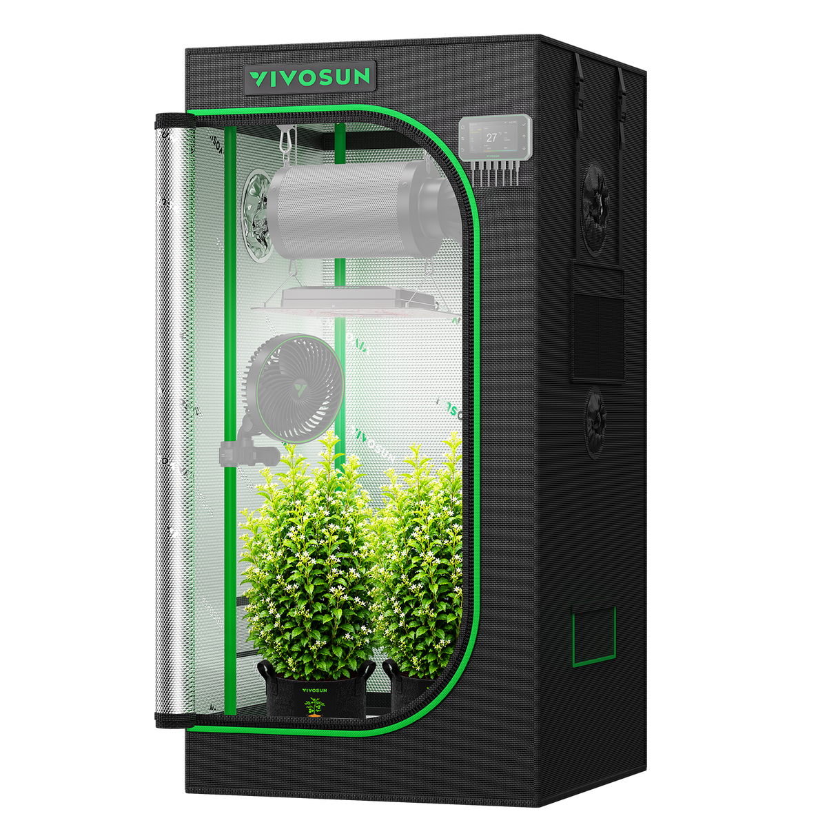 VIVOSUN P224 Growbox 60×60×120 cm – Galerie 8