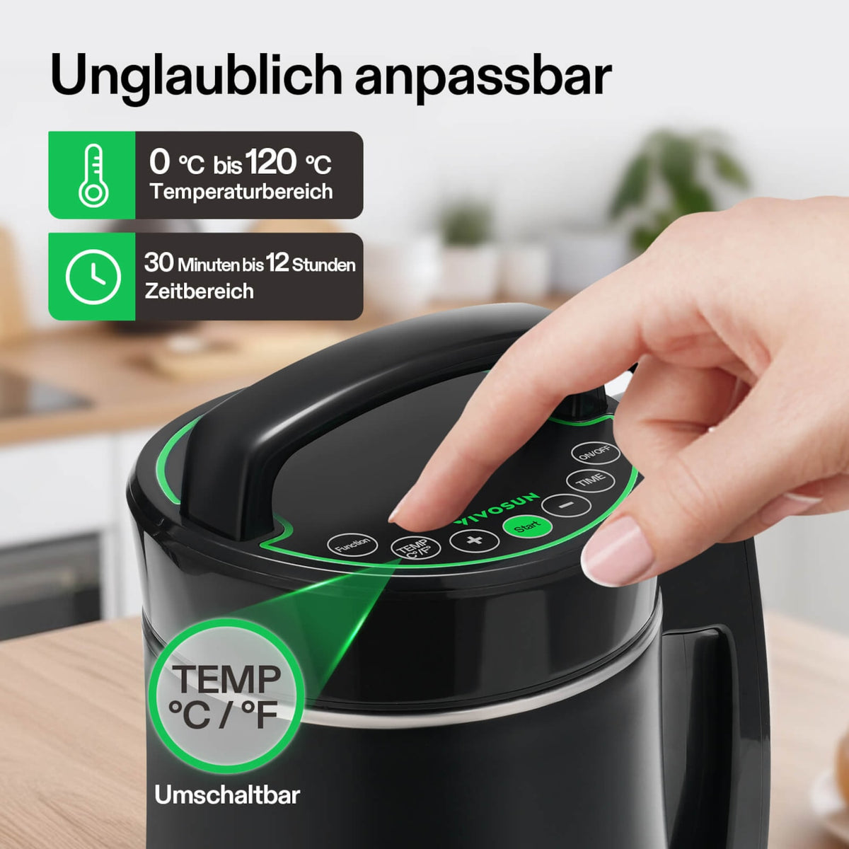 Kräuter-Decarboxylator & Infuser mit Temperatursteuerung – Galerie 3