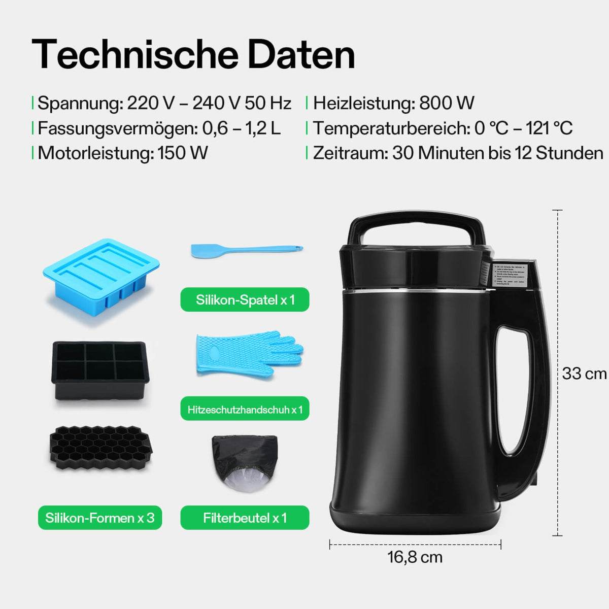 Kräuter-Decarboxylator & Infuser mit Temperatursteuerung – Galerie 6