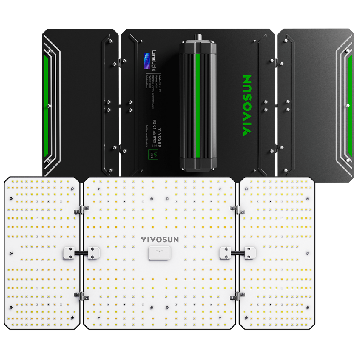 VIVOSUN LumaLight 200W LED Pflanzenlampe – Galerie 10