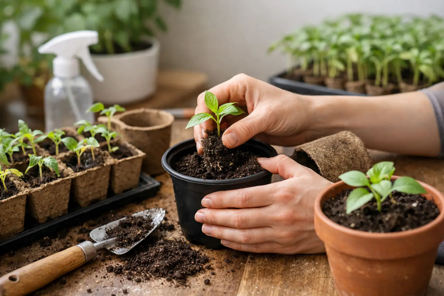 Wann Seedlings indoor umtopfen? Die richtigen Signale