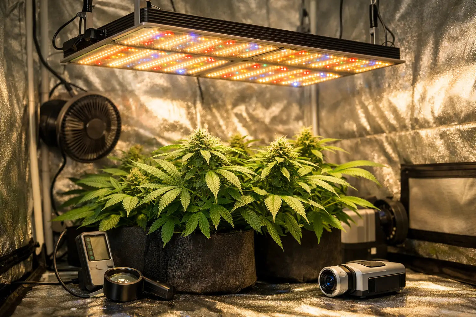 Vollspektrum LED im Test für dein Growzelt