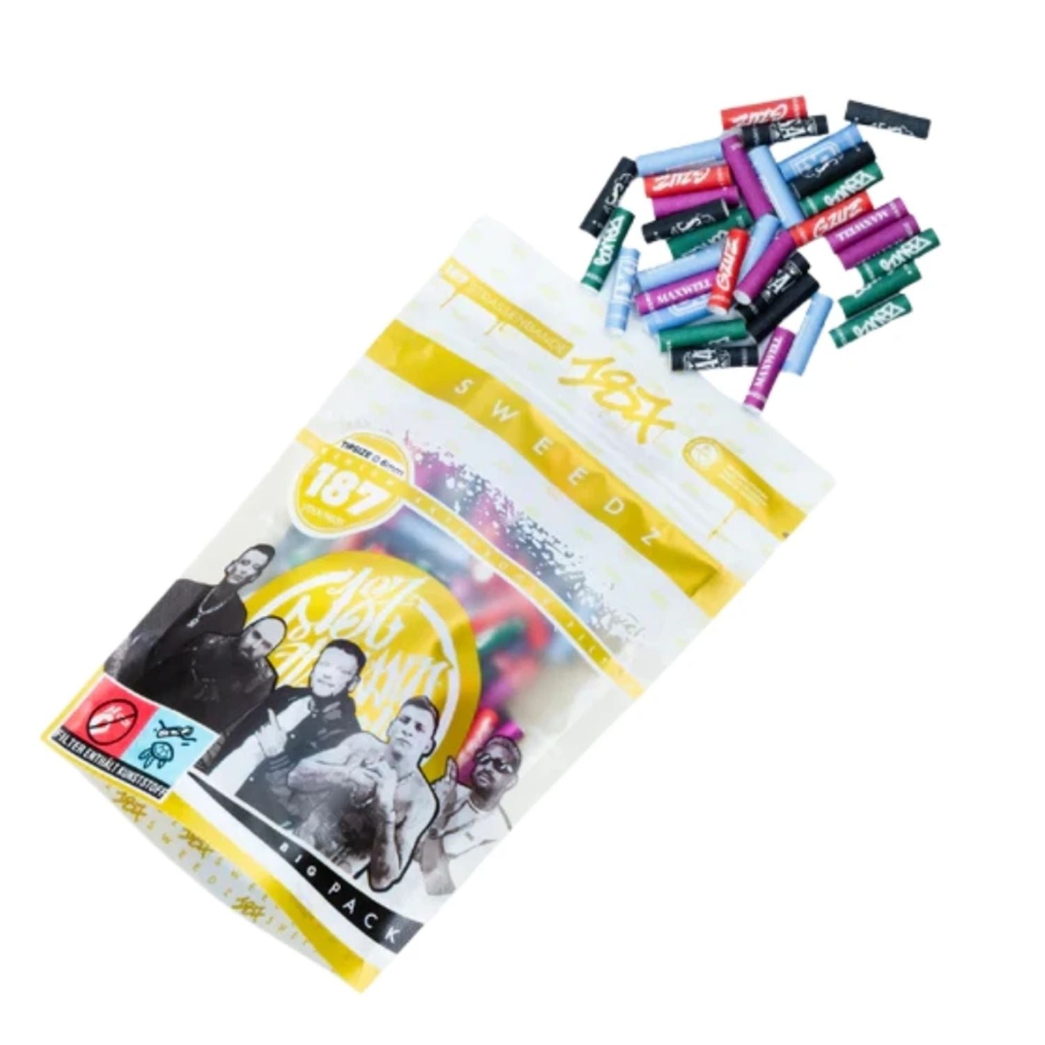 187 Stück Aktivkohlefilter 6mm - 187 Edition