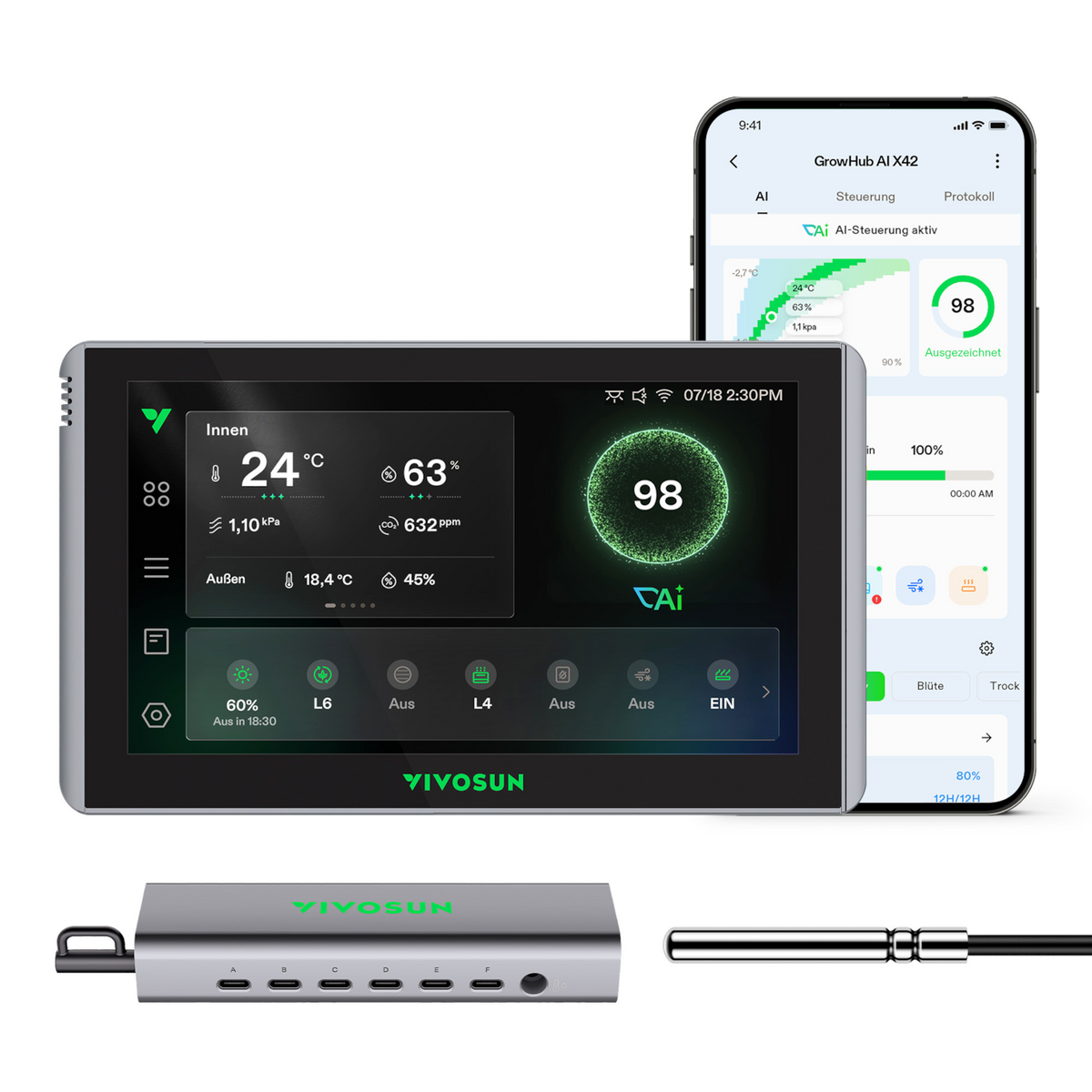 VIVOSUN GrowHub X42 Smart Controller – Galerie 1