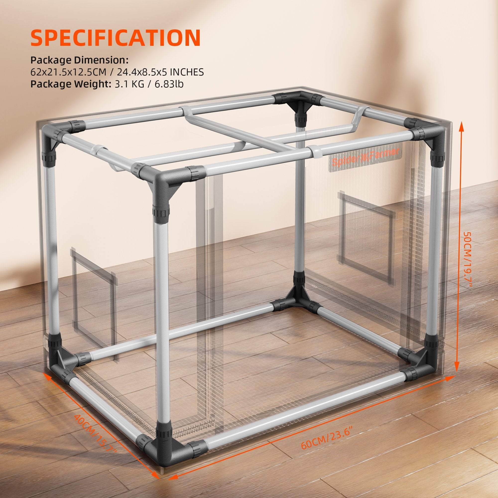 Mini Pro Growbox (60x40x50 cm)