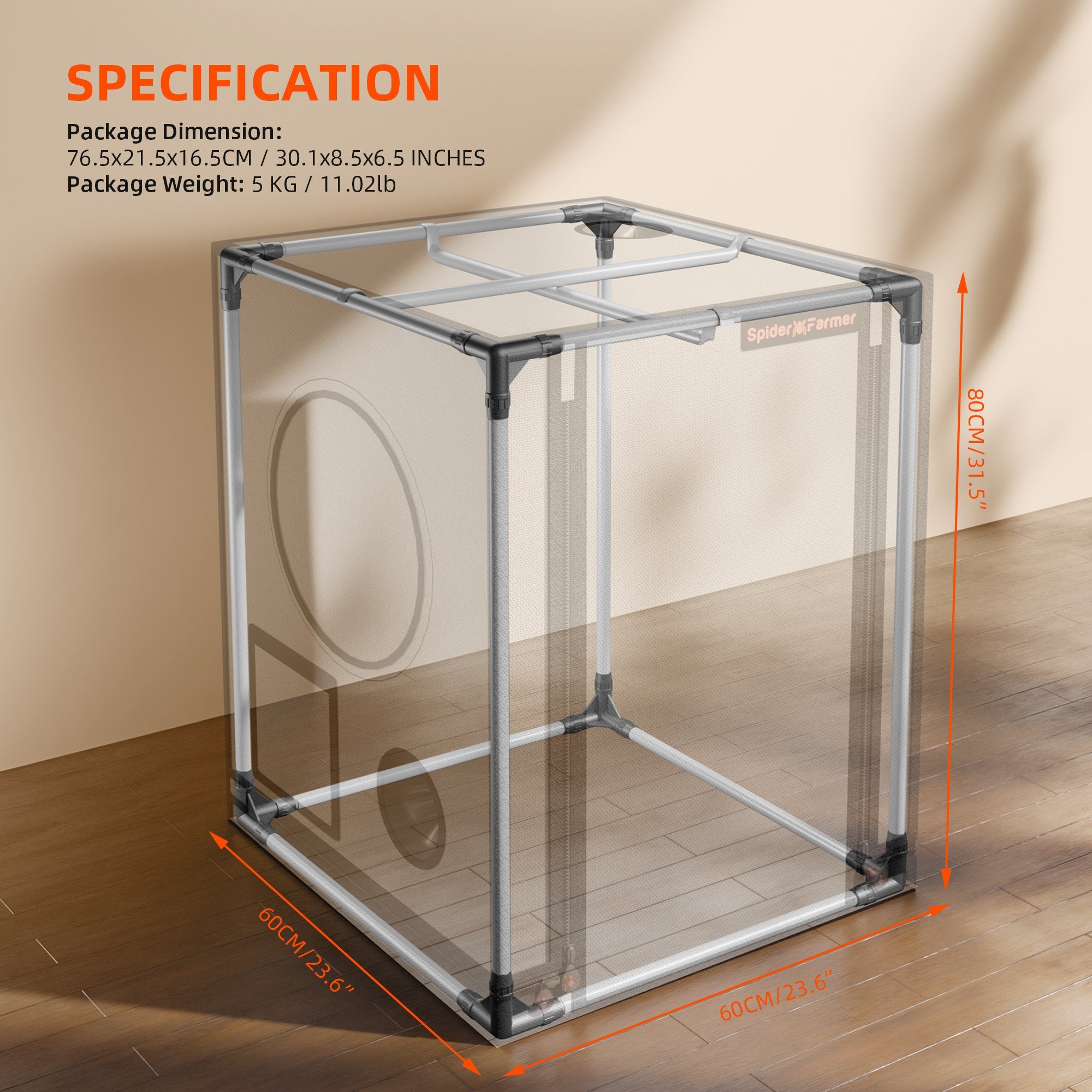 Mini Pro Growbox (60x60x80 cm)