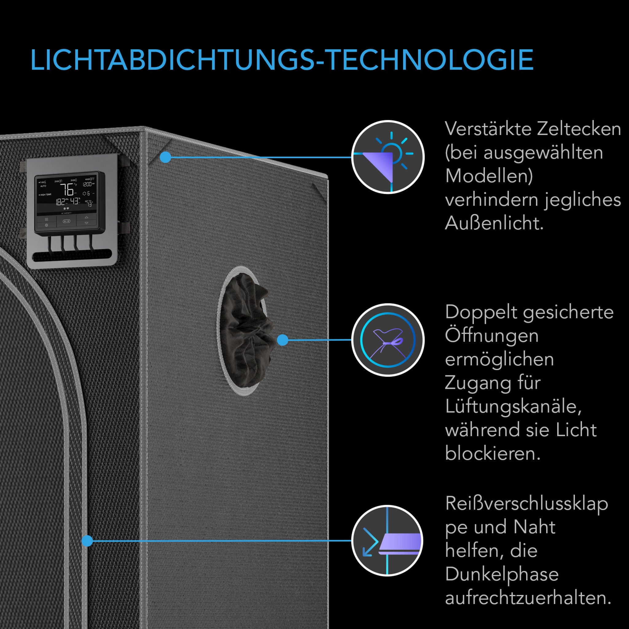 CLOUDLAB 894 Advance Growbox (240x120x200 cm)
