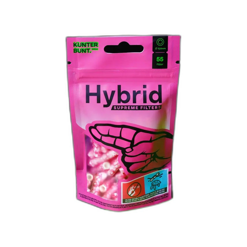 Hybrid Supreme Aktivkohlefilter Ø 6,4 mm – 55 Stück – Magenta (Pack of 55) Hauptansicht