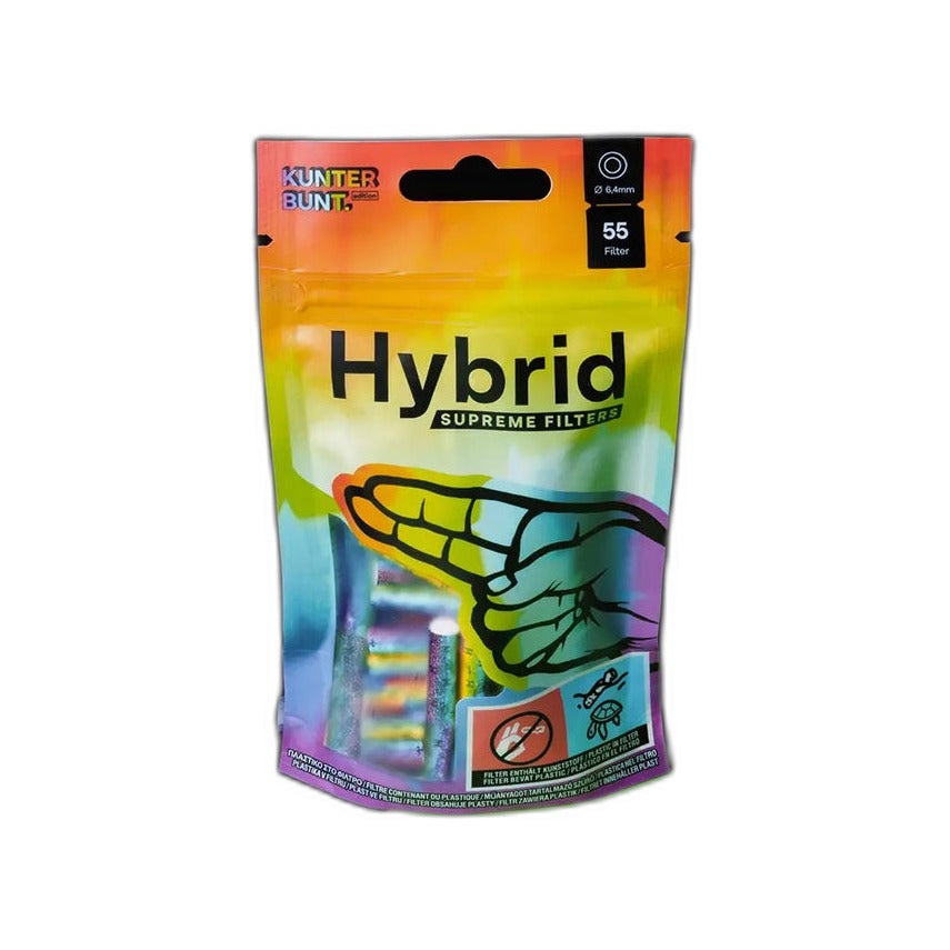 Hybrid Supreme Aktivkohlefilter Ø 6,4 mm – 55 Stück – Rainbow (Pack of 55) Hauptansicht