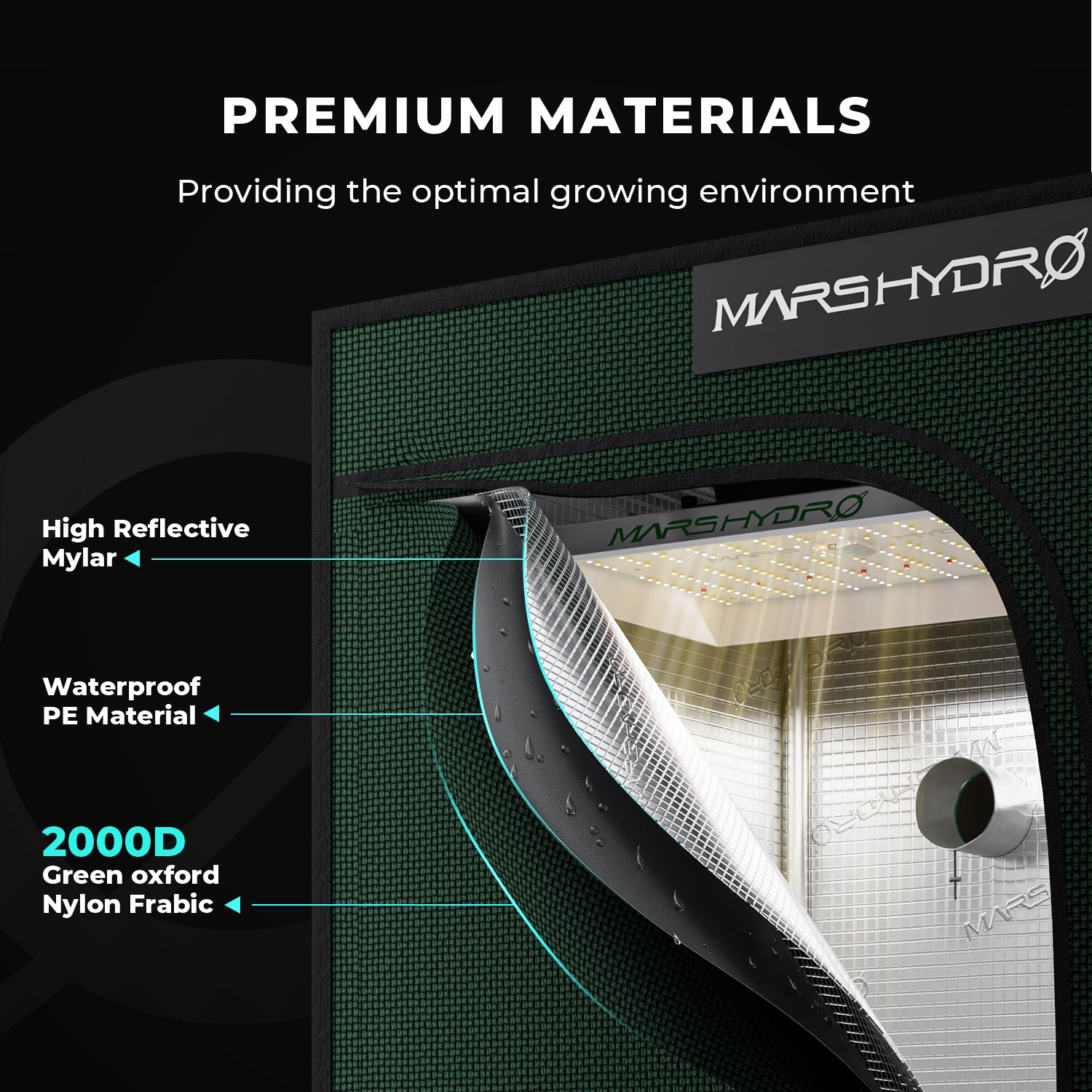 Pro Growbox (120x120x200 cm)