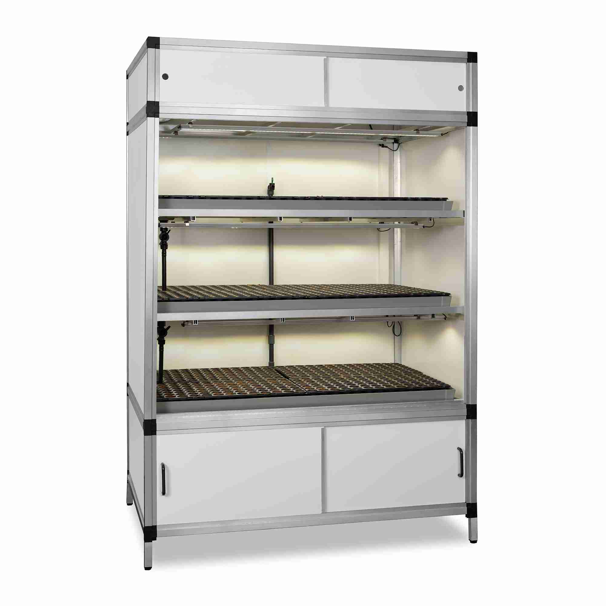 Nursery 1 m² Anzucht/Stecklinge Komplettset (118x78x180 cm) 120 Watt