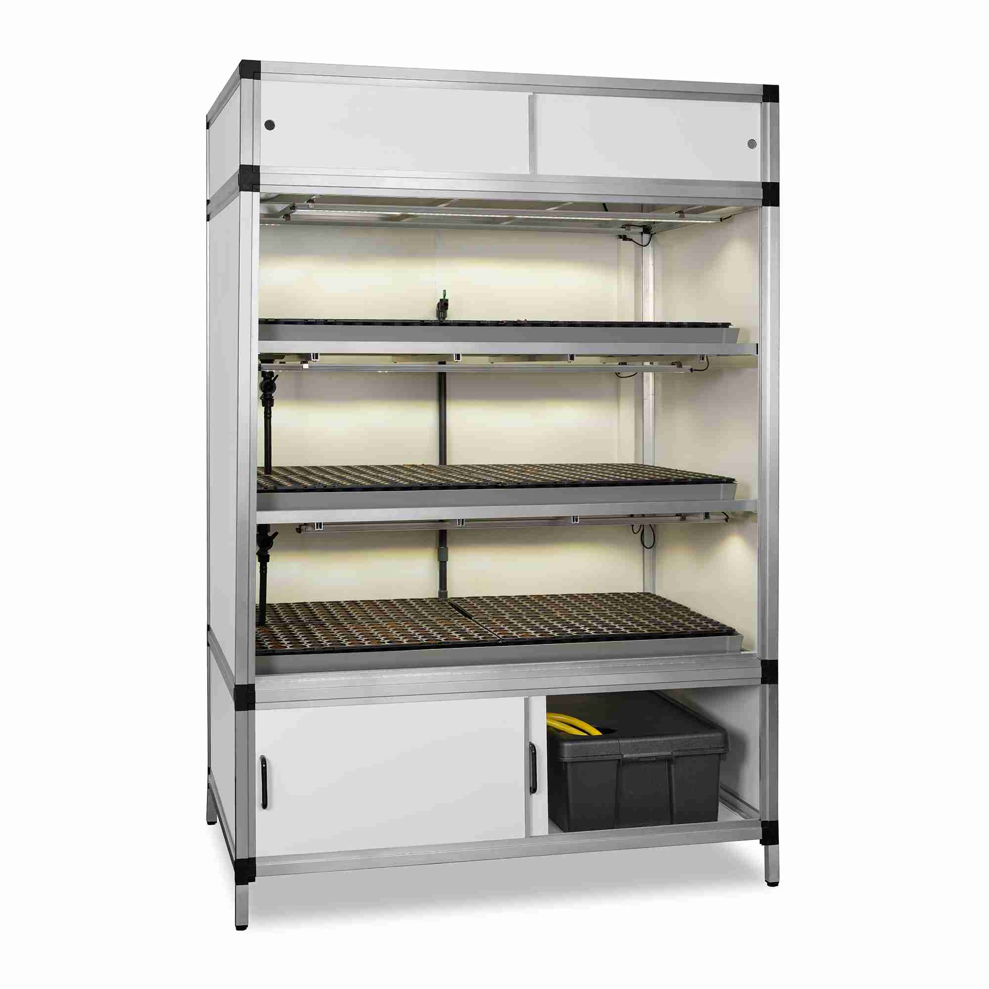 Nursery 1 m² Anzucht/Stecklinge Komplettset (118x78x180 cm) 120 Watt