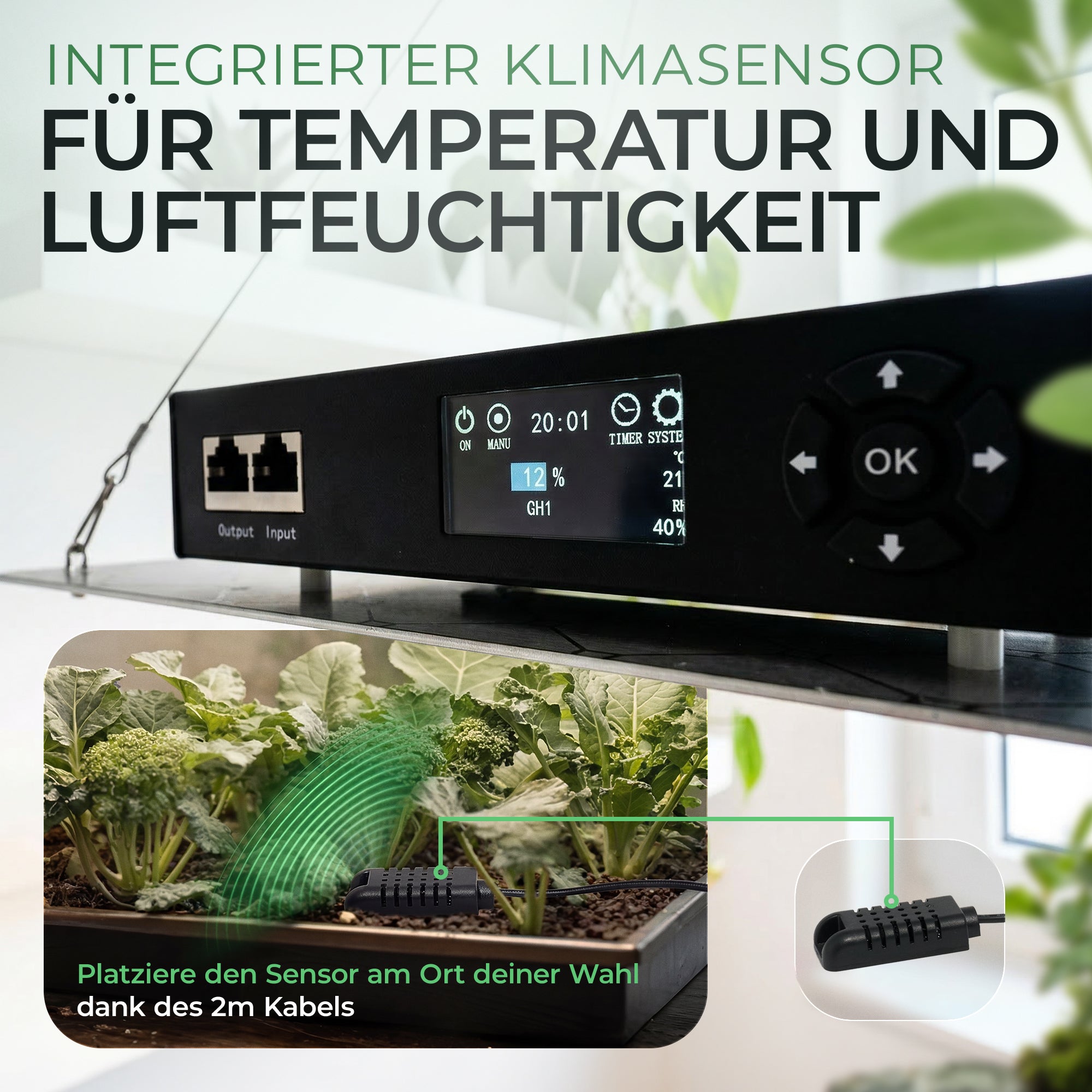 Smart LED 100 Watt mit Klimasensor