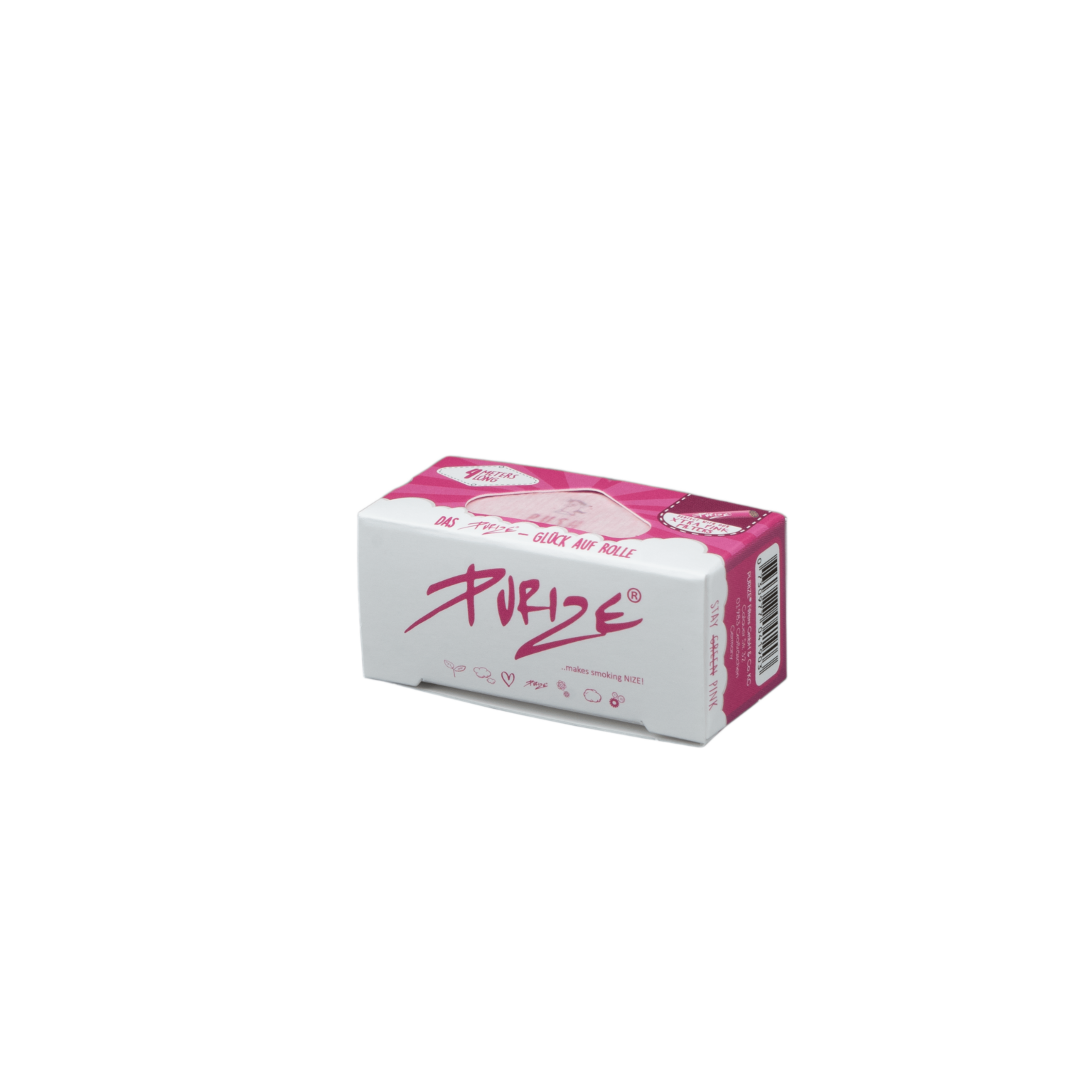 King Size Slim Rollen Longpape Pink