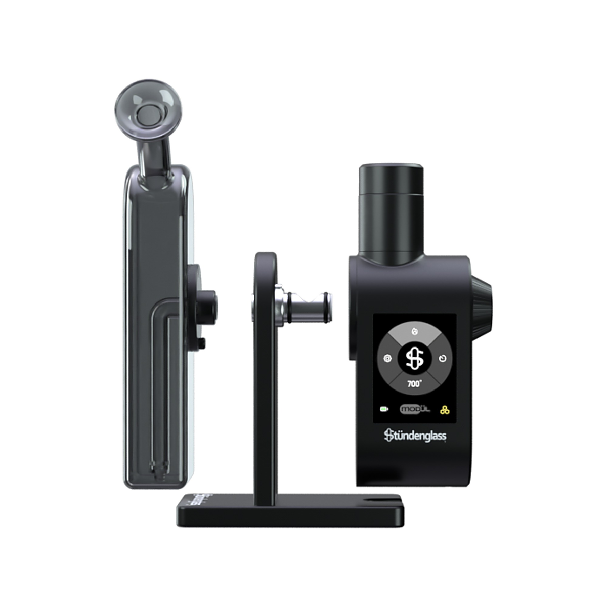 Stündenglass Modül Dok Deluxe Travel Set graues Glas – Ansicht 4