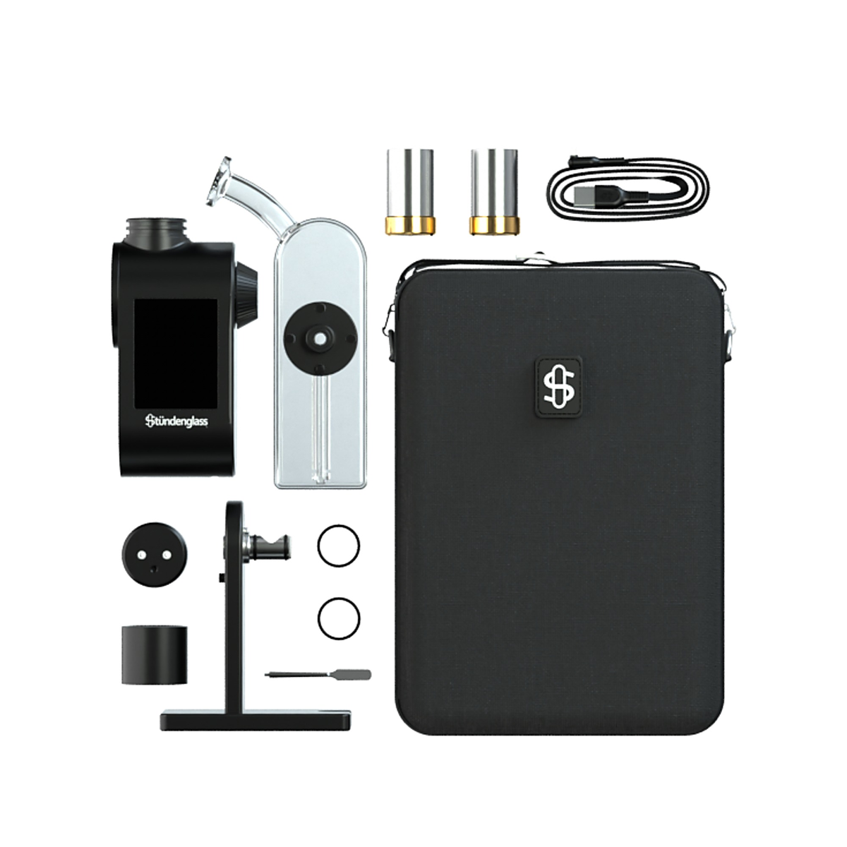 Stündenglass Modül Dok Deluxe Travel Set transparentes Glas – Ansicht 5