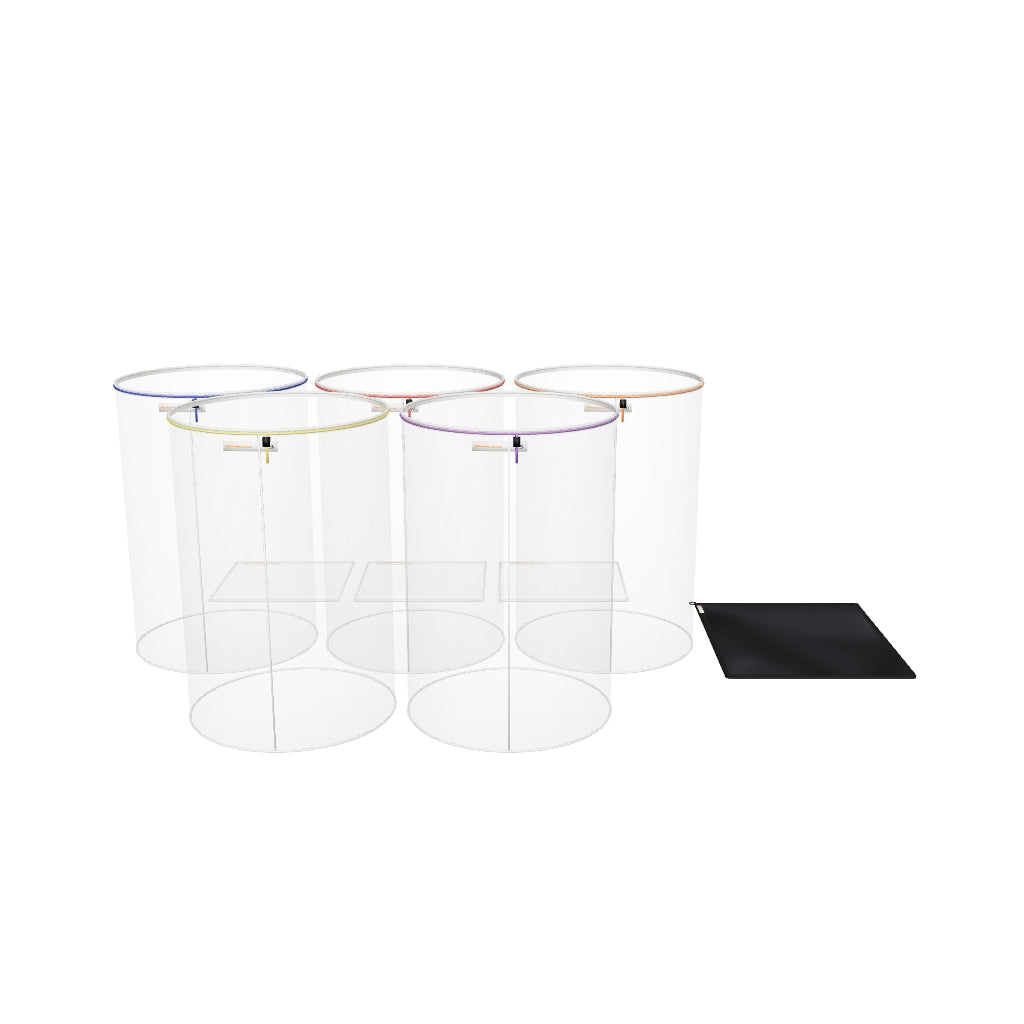Spider Farmer Bubble Hash Extraktorbeutel Starterset 19 L mit 220, 160, 120, 73 und 25 µ – 3D-Modell